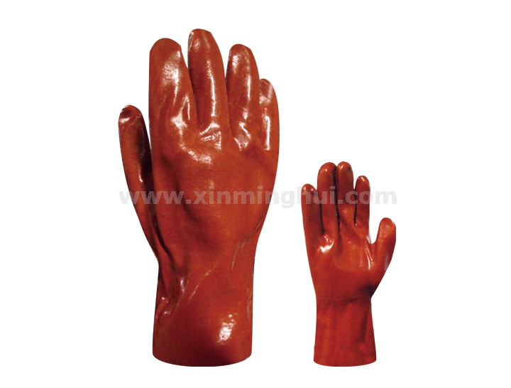 千禧龍515咖啡色耐油PVC手套