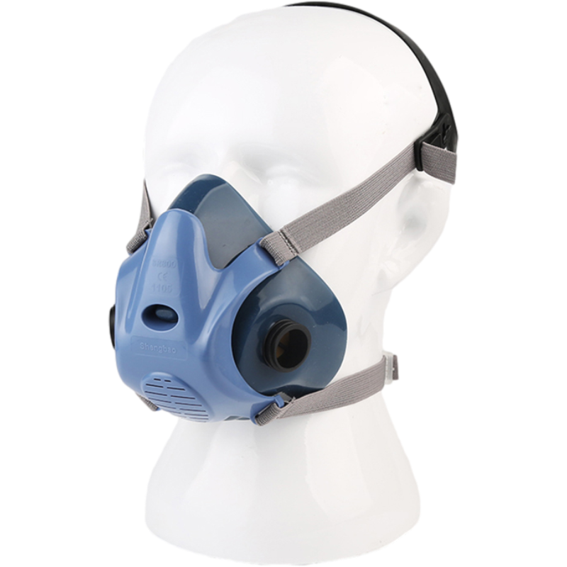 生寶SR800硅膠半面罩防毒面具本體