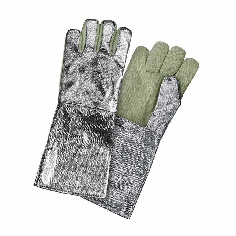 藍鷹AL165加長五指型鋁箔耐高溫手套