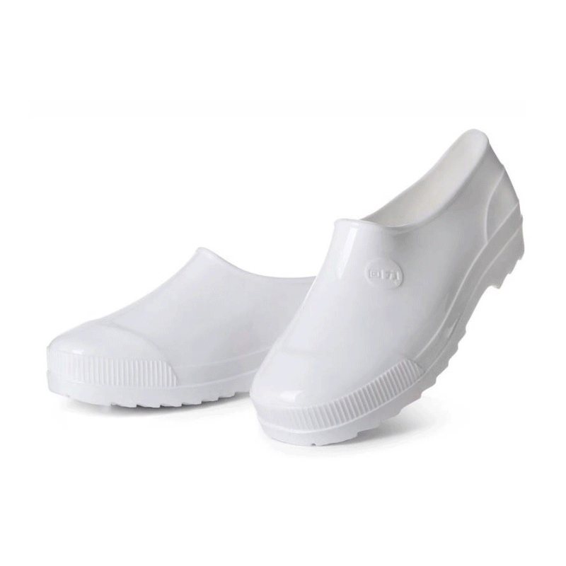 回力3083女款白色低幫雨鞋