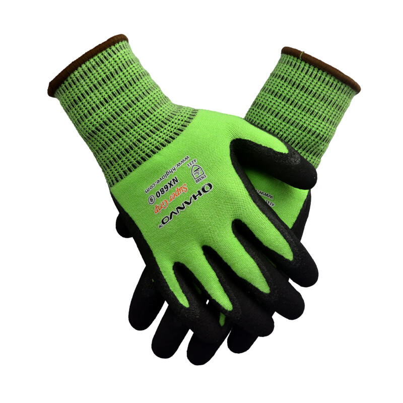 恒輝NX680丁腈浸膠耐低溫手套