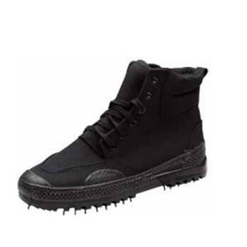 澳翔AX6825中幫款黑色解放鞋勞保鞋