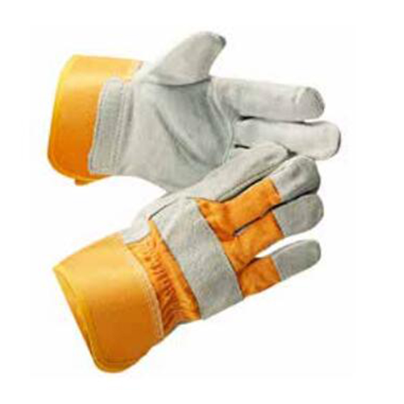 澳翔5102二層牛皮棉布耐高溫電焊手套