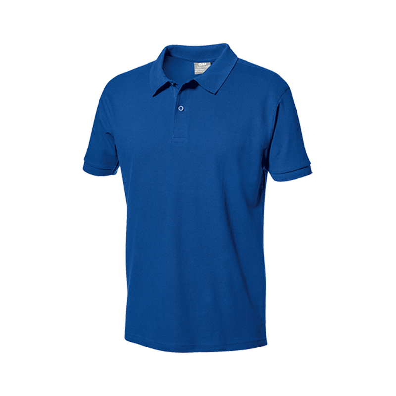 思而MC3014P8 PIQUET POLO SHIRT藍色純棉短袖Polo衫