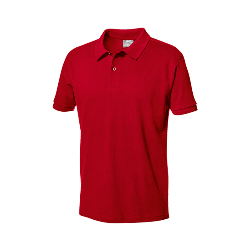 思而MC3014L5 PIQUET POLO SHIRT紅色純棉短袖Polo衫