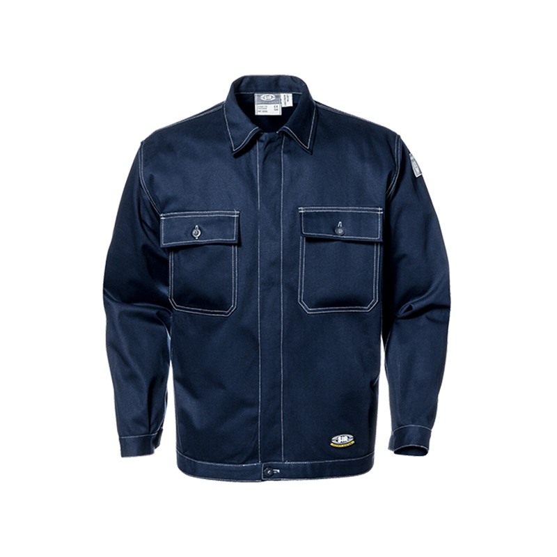 思而MC1615Q5藍色純棉短夾克