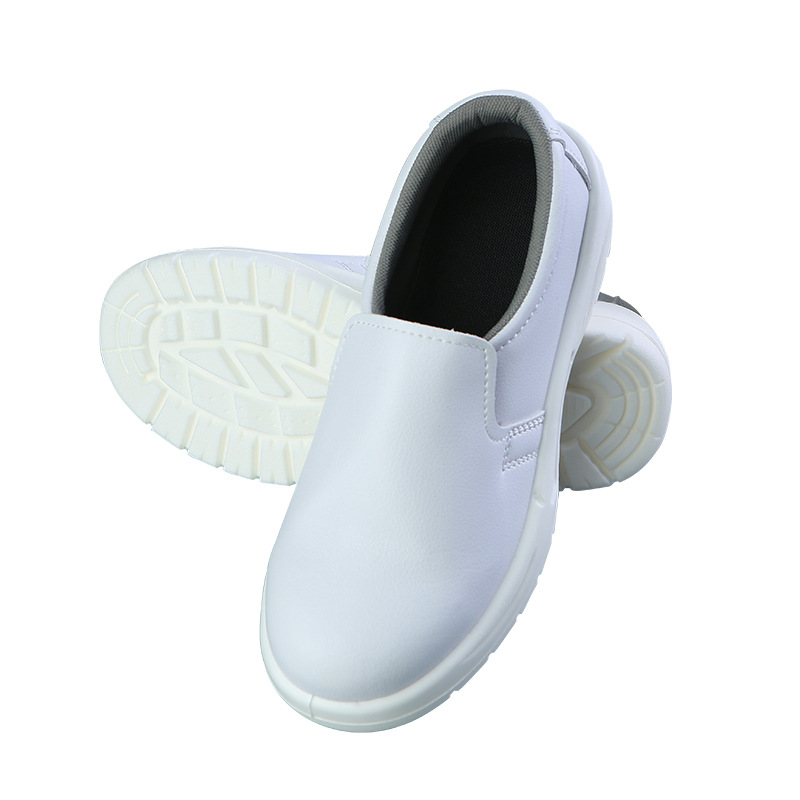 定和DH7501白色PU底防砸防刺穿防靜電安全鞋