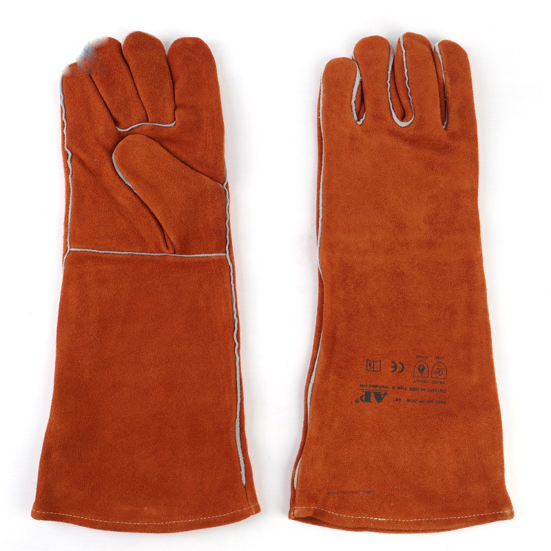 友盟AP-2056咖啡色加長電焊手套