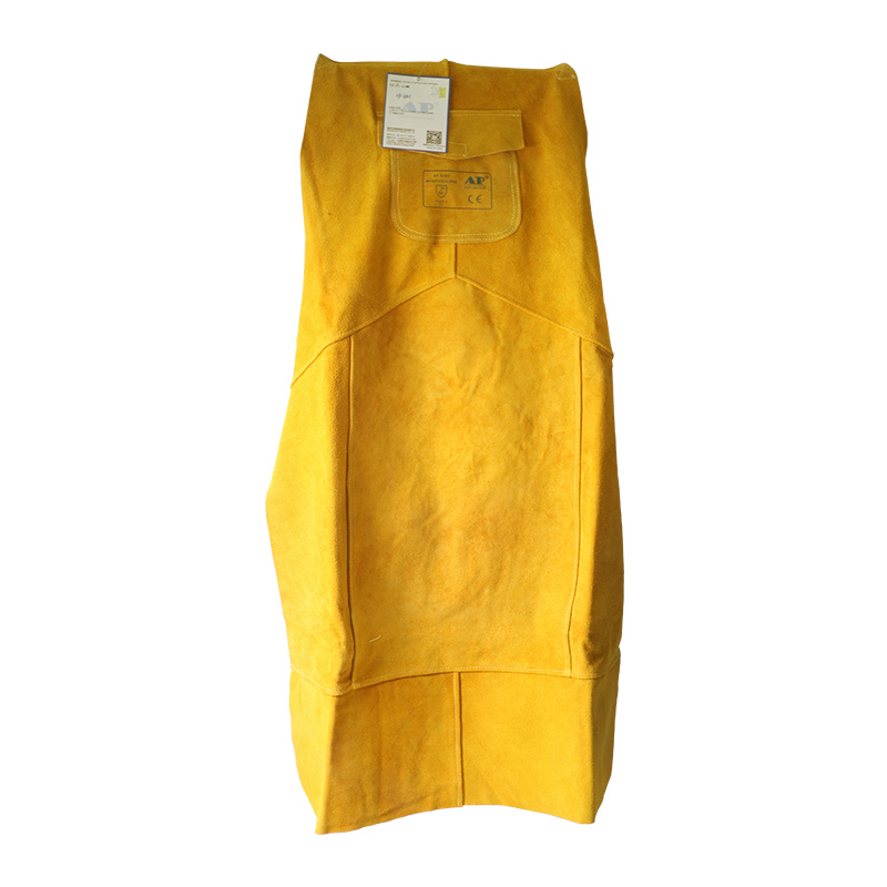 友盟AP-6101金黃色全皮護胸圍裙