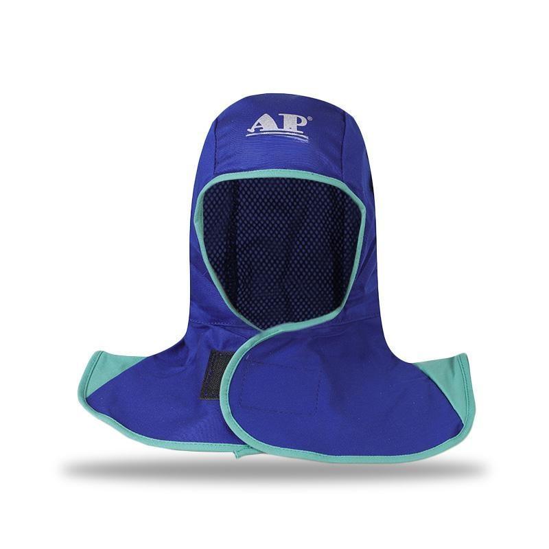 友盟AP-6670藍(lán)色阻燃布全護(hù)式焊帽