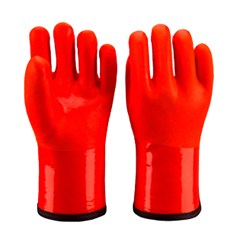 東亞938耐油防滑防寒PVC手套