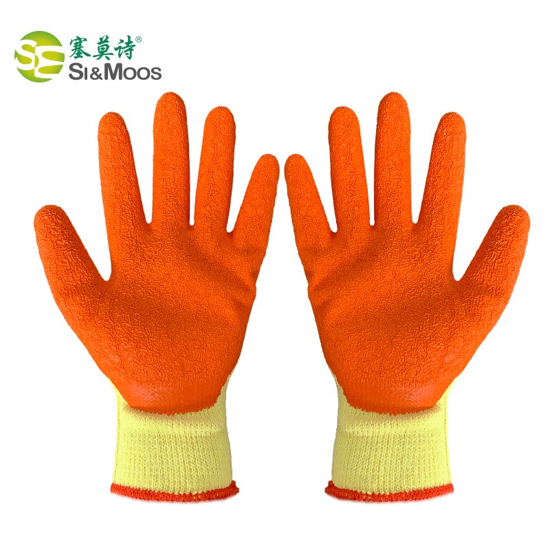 塞莫詩(shī)CG907GY黃紗桔耐磨勞保手套