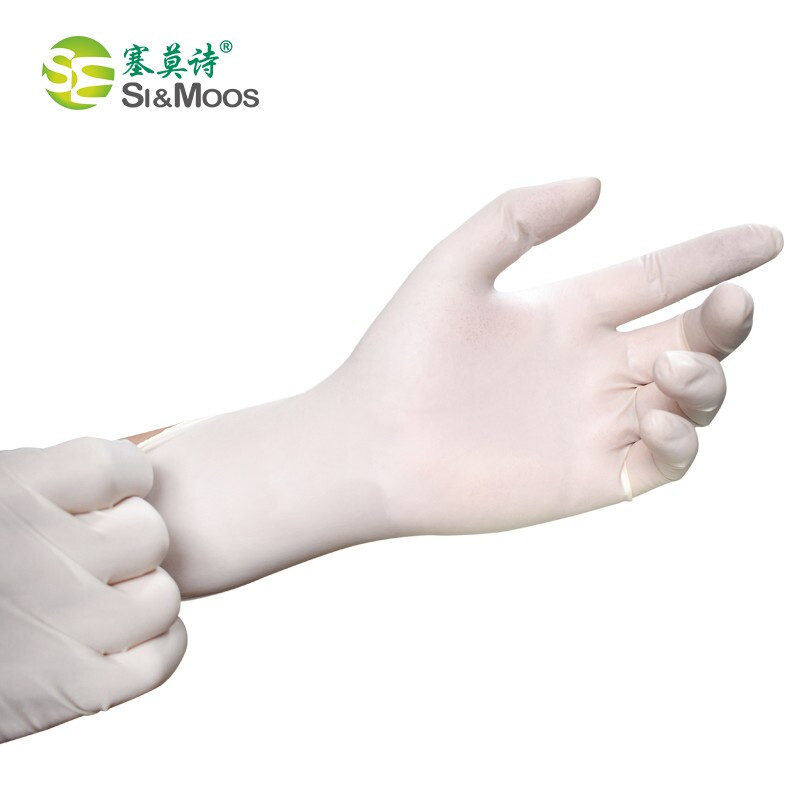 塞莫詩LM903MW一次性醫(yī)用橡膠檢查手套
