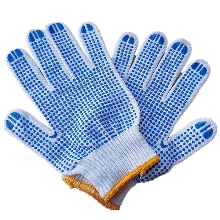 漢盾HD-720G-7雙面點塑滌棉勞保手套