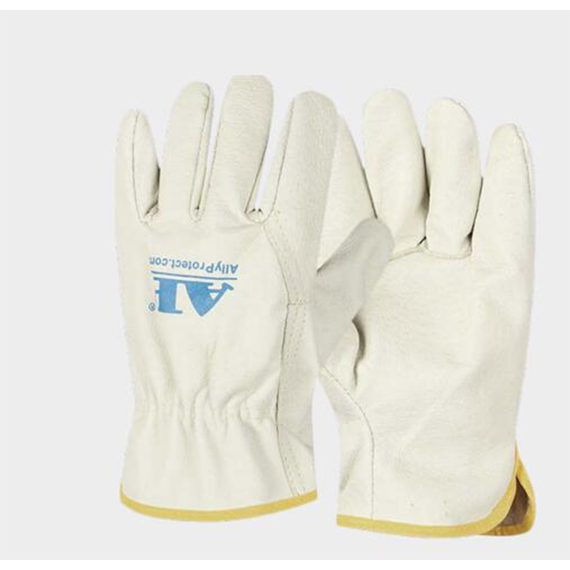 友盟AP-1307原色牛二層皮勞保手套