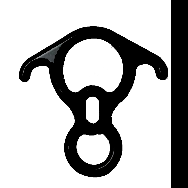 建鋼660702 8字環下降器