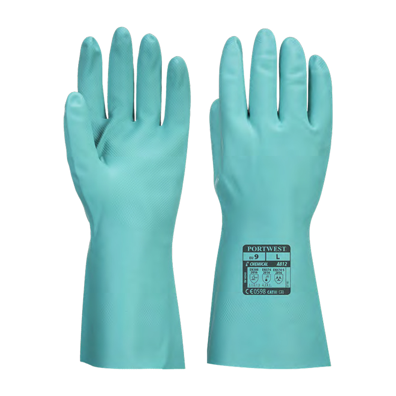 波偉斯特Portwest A812 Nitrosafe Plus長筒防化手套