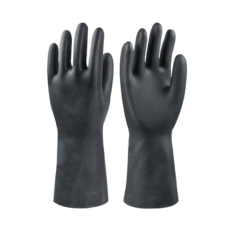 定和DH6125氯丁橡膠手套耐酸堿防化手套