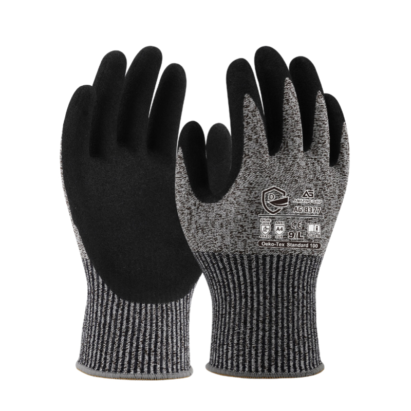 護(hù)享AG-8377丁腈磨砂涂層防割手套