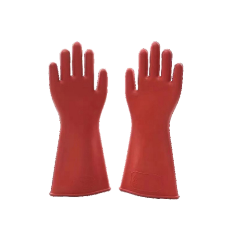 眾鑫泰紅色橡膠絕緣手套12KV手型款