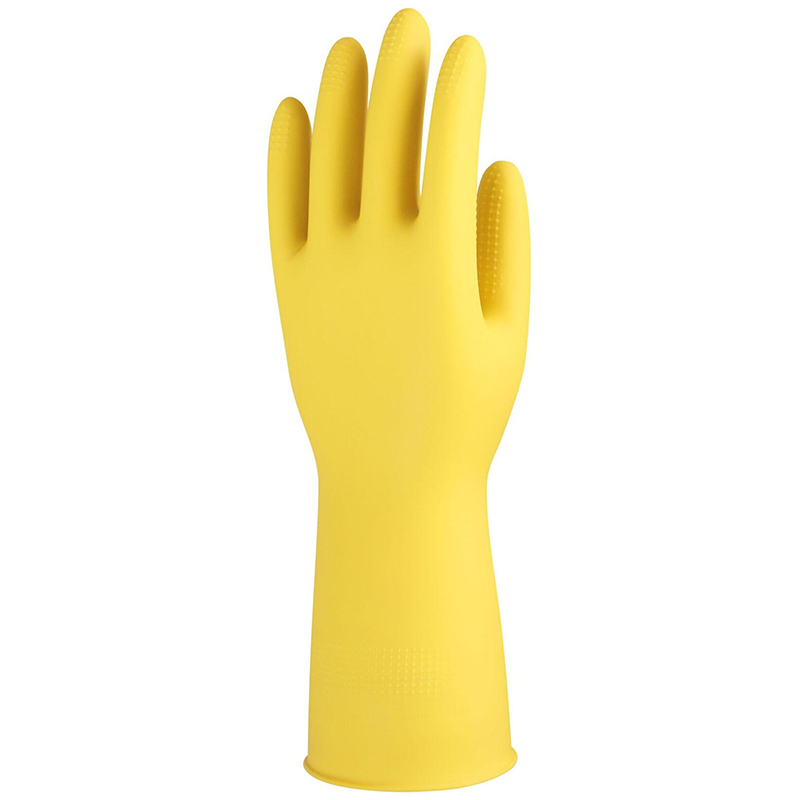 雪蓮21082Y丁腈牛筋網(wǎng)紋卷邊手套