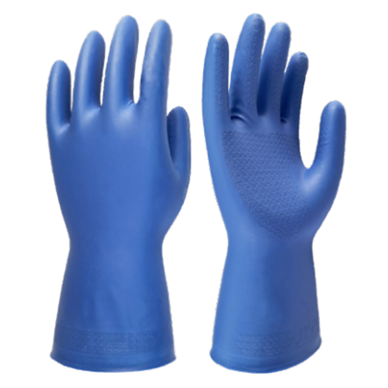 LANON蘭浪V020太陽花紋丁腈防化手套