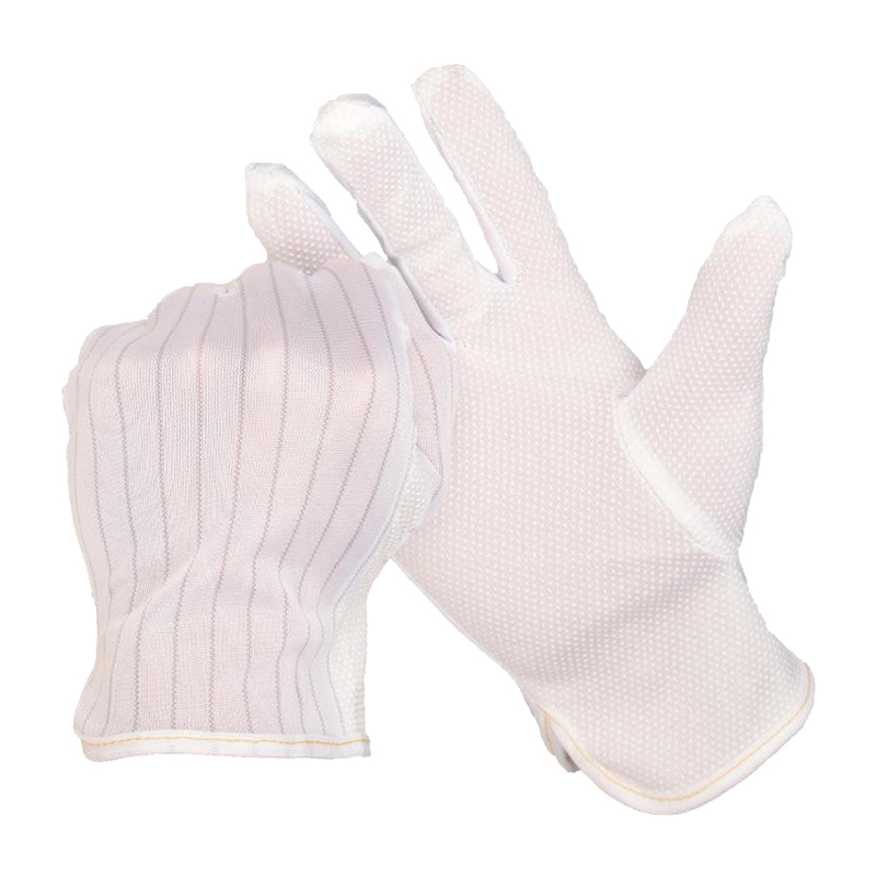 好員工T403 PVC點珠防靜電手套