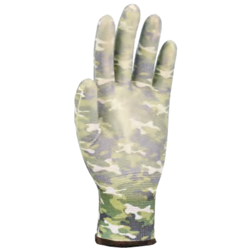 好員工T507-2彩色手芯滌綸PU涂層手套