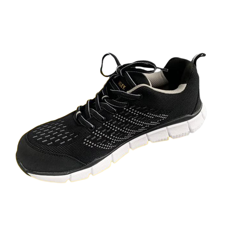 STANLEY史丹利ST6120黑色飛織網布防砸防刺穿安全鞋