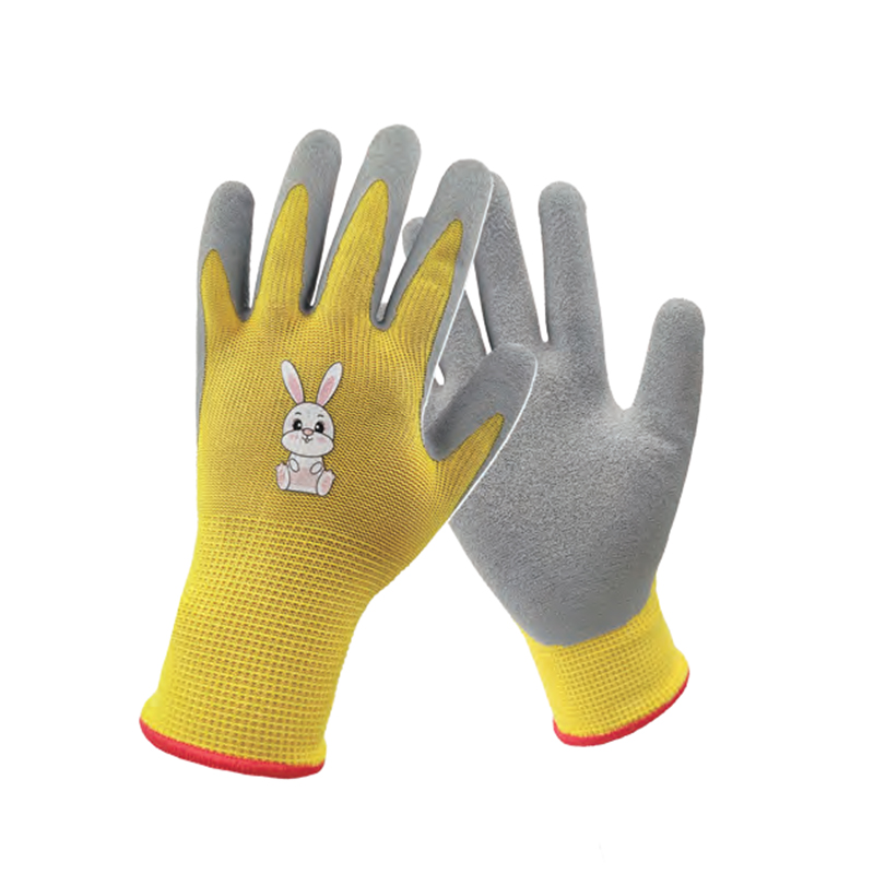 思衛爾2612兒童款15針天然乳膠涂層園藝防護勞保手套