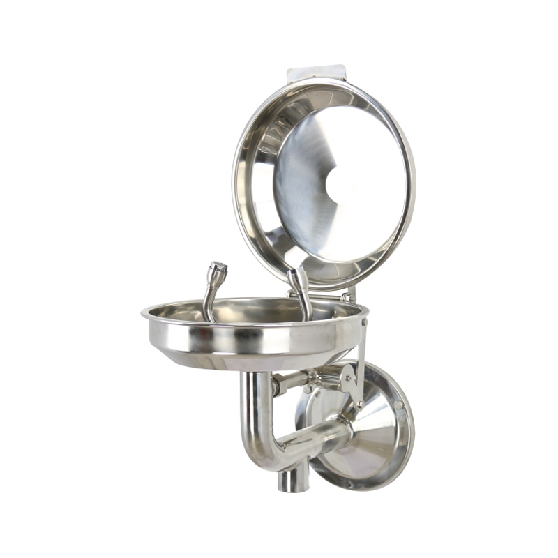 補天BTG32不銹鋼聯動翻蓋掛壁式洗眼器