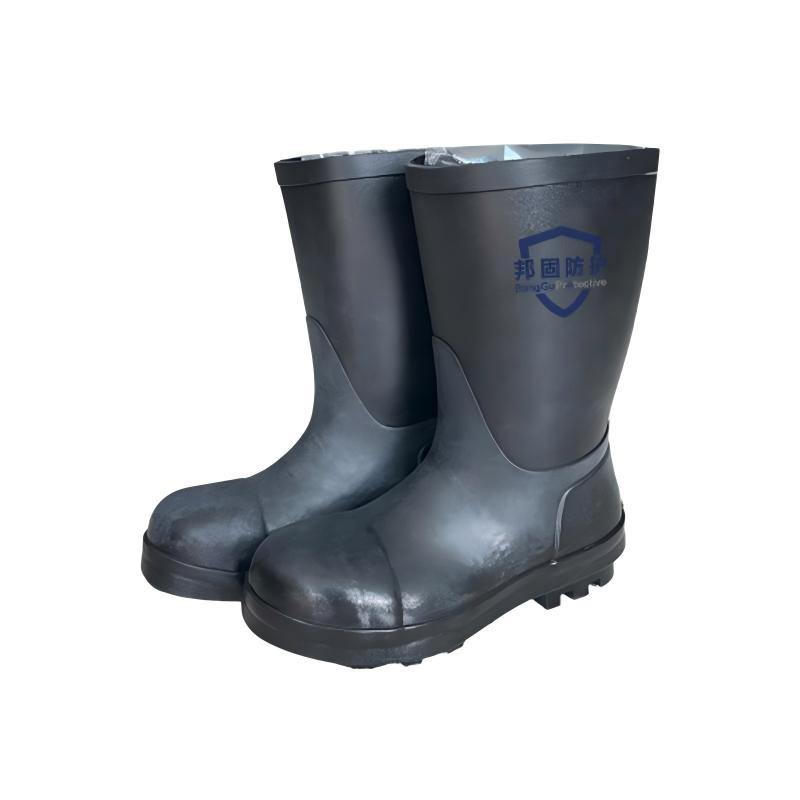 邦固黑色防砸防輻射靴