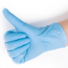 麥迪康1191C藍(lán)色無粉一次性丁腈手套M