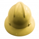 梅思安475366黃色大沿安全帽 