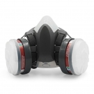 思創ST-M40-1B硅膠雙罐防毒面具