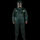 微護佳MC4000 GR40-T-99-111-03綠色雙袖連體防護服