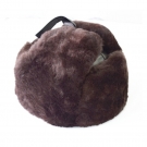 盾牌羊剪絨玻璃鋼內(nèi)盔防寒安全帽