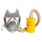 以勒9800E單濾罐長管式防毒面具