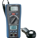 華盛昌LA-1017二合一太陽能功率計萬用表照度計