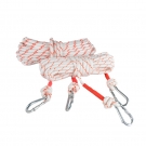 定和DH8020-20雙鉤12毫米鋼絲芯20米安全繩