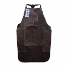 友盟AP-6100炭啡色全皮護胸焊工服