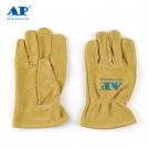 友盟AP-2266金黃色豬青皮耐低溫手套