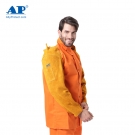 友盟AP-9107金黃色耐磨抗火牛二層芯皮套袖