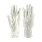 漢盾HD-GP5508純棉背三筋帶扣白色禮儀勞保手套