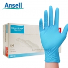Ansell安思爾MicroTouch NitraTex 4474藍色一次性丁腈手套L碼