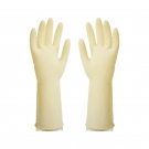 雪蓮10042家用天然乳膠光里卷邊袖口魚鱗紋手套