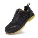 安騰A1818旋轉紐扣超纖皮防砸防靜電安全鞋