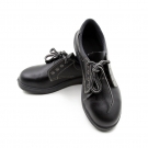 希滿YS-711黑色壓花牛皮防砸電絕緣安全鞋