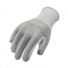 思衛爾L355麻灰色13針牛皮掌貼HPPE玻璃纖維防割手套