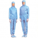 嘉柏利通F-1112藍(lán)色套頭式分體潔凈服